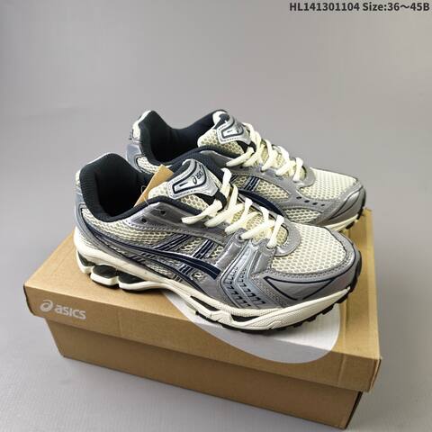 ASICS GEL-KAYANO 14 Silver White Red Black EU 36-45 Running Shoe Running Sneakers - Unisex (BS-69328)