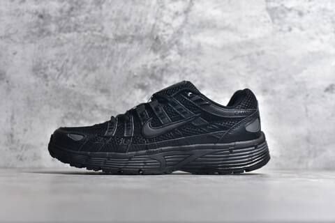 Nike P-6000 Black Dark Grey Running Shoe (BS-59684)