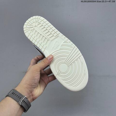 Jordan Air Jordan 1 Low White Light Blue Brown 35 5-47 5 Basketball - Unisex (BS-66045)