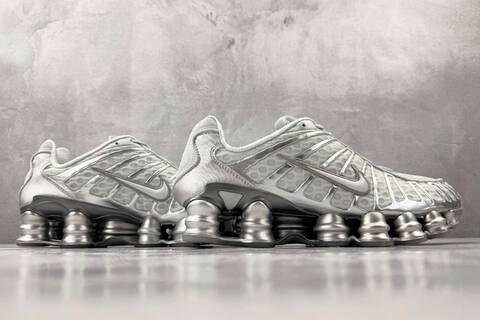 Nike Shox TL Silver Black Lifestyle (BS-86964)
