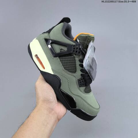 Jordan Air Jordan 4 Olive Green Black Sail 35 5-48 Basketball - Unisex (BS-66939)