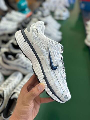 Nike P-6000 White Cream Black EU 41 Running - Men's (BS-86966)