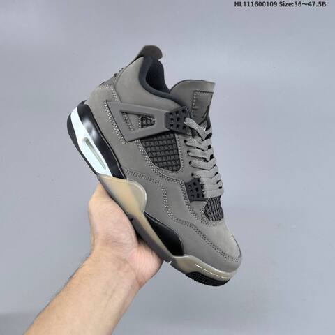 Jordan Air Jordan 4 Retro OG Grey Black EU 36-47 5 Basketball - Unisex (BS-67032)