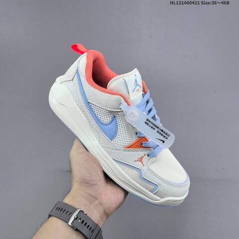 Jordan Air Jordan CMFT Era White Gray Light Blue Orange EU 36-46 Casual - Unisex BS-66109