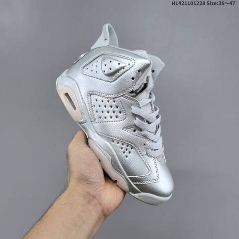 Jordan Air Jordan 6 Retro Georgetown Silver White EU 36 47 Basketball - Unisex (BS-67213)
