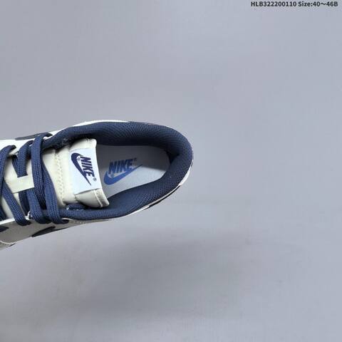 Nike Dunk Low Light Off White Navy Blue EU 40 46 Skate Shoe EU 40-46 - Men s BS-62086