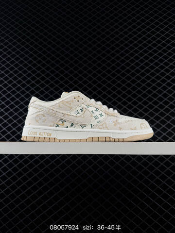 Nike SB Zoom Dunk Low Beige Green Black White EU 36-45 Skate - Unisex (BS-69935)