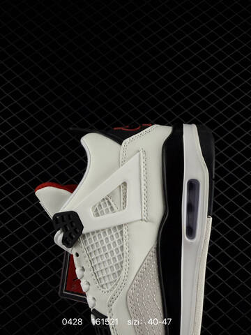 AIR JORDAN 4 Air Jordan Flight Club Sail Black-University Red Lifestyle BS-79387