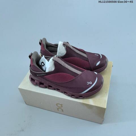 On Running Cloud X 4 Slip On Black White Or Lavender Purple EU 36 To 45 Running Shoe Running Sneakers - Unisex (BS-69573)