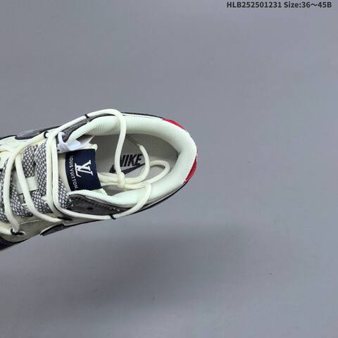 Nike SB Dunk Low Retro DIY Louis Vuitton Off White Navy Grey Red EU 36-45 Skate Shoe - Unisex BS-62292