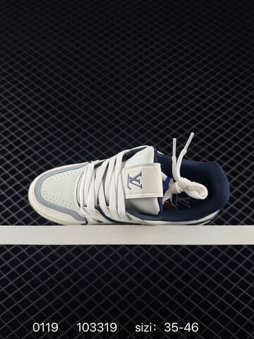 Louis Vuitton LV Trainer Sneaker Low White Cream EU 35-46 Casual - Unisex (BS-73069)