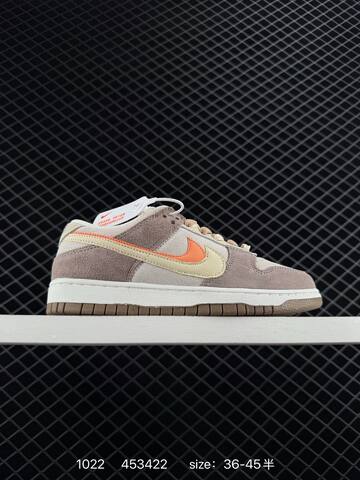 Nike SB Dunk Low SE 85 Beige Suede With Mismatched Swooshes In Blue Red Orange Purple And White EU 36-45 Skate - Unisex (BS-82692)
