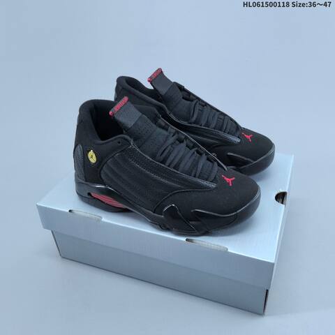 Jordan Air Jordan 14 Retro Black White Red EU 36-47 Basketball - Unisex (BS-66927)