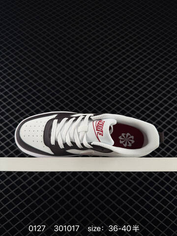 Nike Court Borough Low White Brown Pink EU 36-40 5 Casual - Unisex (BS-72928)
