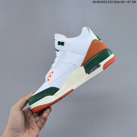 Solefly x Air Jordan 3 Retro AIR JORDAN 3 Aj3 3 Solefly Jordan B Lifestyle (BS-67308)