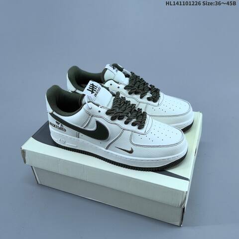 Nike Air Force 1 Low Undefeated White Dark Green EU 36-45 Sneaker - Unisex BS-62438
