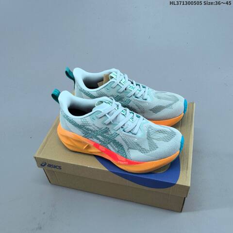 ASICS NOVABLAST 5 LE 1011B974 Black Silver Blue Green EU 36-45 Running Shoe Running Sneakers - Unisex (BS-68860)