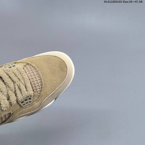 Jordan Air Jordan 4 Retro Beige Taupe White 36 47 5 Basketball - Unisex (BS-67095)