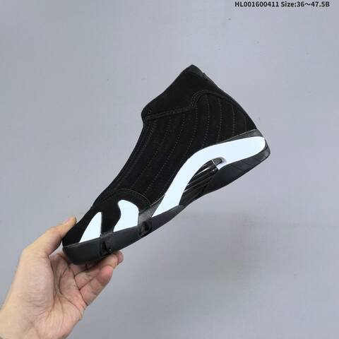 Jordan Air Jordan 14 Retro Black White Bred 36 47 5 Basketball - Unisex (BS-66246)