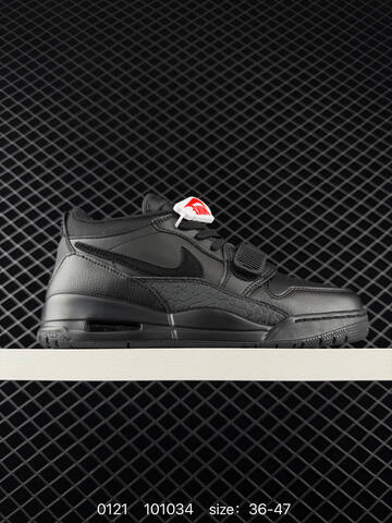 Jordan Air Jordan Legacy 312 Low Triple Black EU 36-47 Basketball Shoe - Unisex (BS-79798)