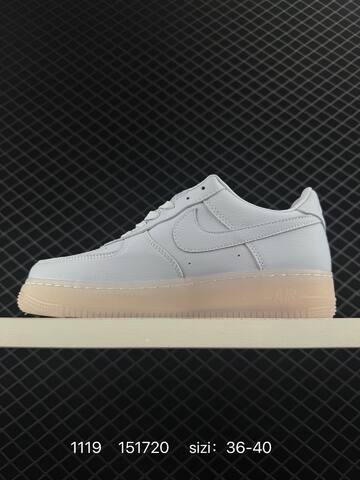 Nike Air Force 1 07 White Translucent Light Pink-beige Sole EU 36-40 Lifestyle - Unisex (BS-74123)