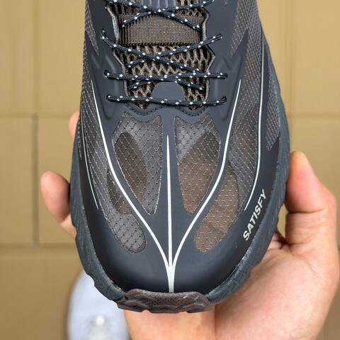 HOKA Mafate Speed 4 LITE Satisfy Black Dark Brown Silver Trail Shoe Trail Running Sneakers (BS-86936)