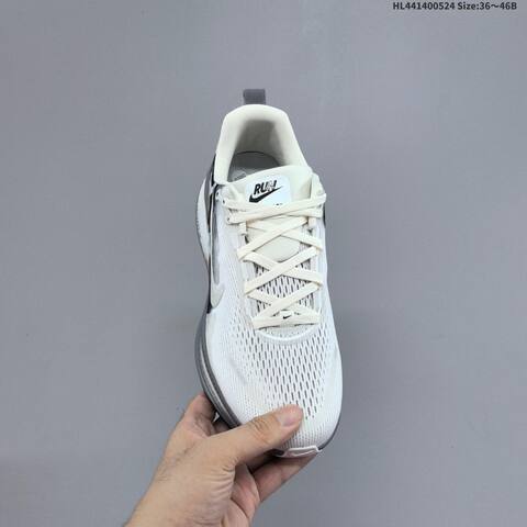 Nike Vomero 18 ReactX Air Zoom Off White Dark Grey Black EU 36-46 Running Shoe - Unisex (BS-60164)