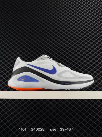 Nike Structure 26 White Black Gray With Orange And Blue Accents 39-46 Running - Unisex (BS-74435)
