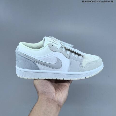 Jordan Air Jordan 1 Low Paris White Light Grey EU 36-45 Lifestyle - Unisex (BS-67055)
