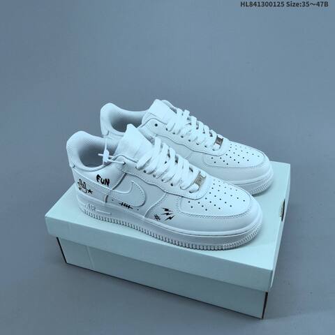 Nike Air Force 1 07 Low White Black EU 35-47 Sneaker - Unisex BS-61768