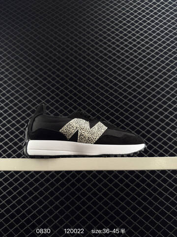 New Balance 327 Black White Leopard Print Gold EU 36-45 Sneaker - Unisex (BS-82895)