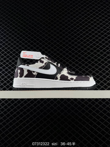 Nike Air Force 1 07 Black Grey White EU 39-45 Casual - Unisex (BS-70001)