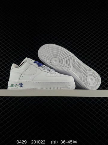 Nike Air Force 1 07 White With Pink Red Accents 36-45 5 Lifestyle - Unisex (BS-71776)