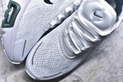 Nike Air Max 270 Premium IO9884-109 White Dark Green Silver Running Shoe BS-59820