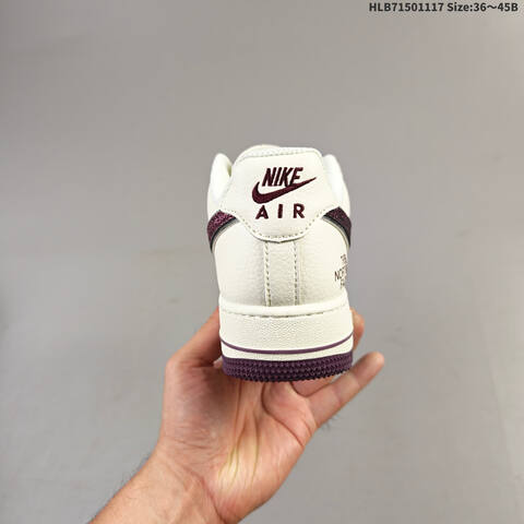 Nike Air Force 1 07 LV8 Off White Burgundy EU 36-45 Sneaker - Unisex (BS-63582)