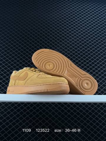 Nike Air Force 1 07 Black White Wheat Gum Grey Dark Grey EU 36-46 5 Lifestyle - Unisex BS-74275