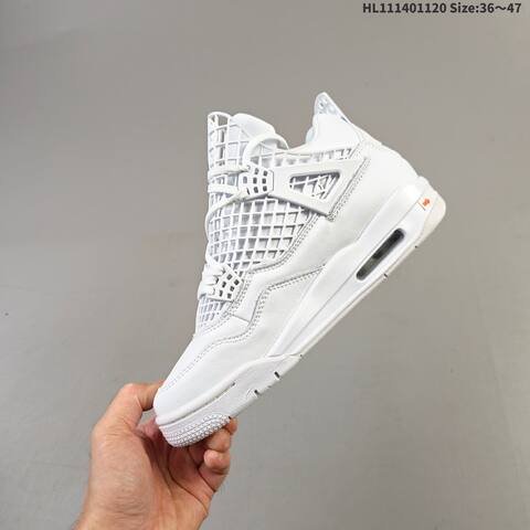 Jordan Air Jordan 4 Retro White 36 47 Basketball - Unisex (BS-63371)
