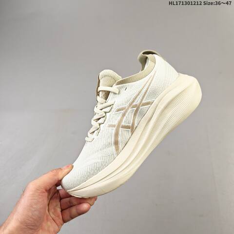 ASICS Gel-Nimbus 27 Off White Beige EU 36-47 Running Shoe Running Sneakers Unisex BS-69163