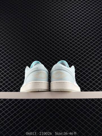 Jordan Air Jordan 1 Low White Light Blue Cream EU 36-46 Sneaker - Unisex BS-81209