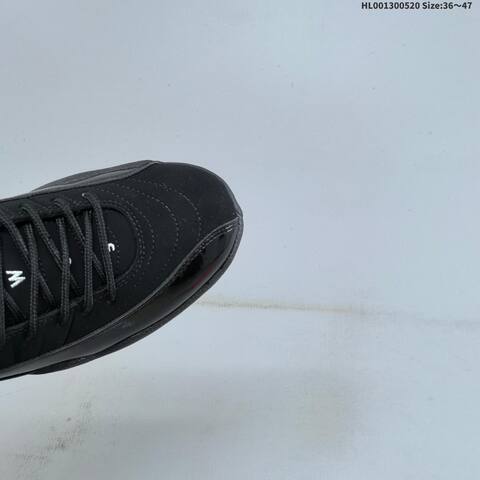 Jordan Air Jordan 12 Retro Low Black Red Grey 36 47 Basketball - Unisex (BS-65919)