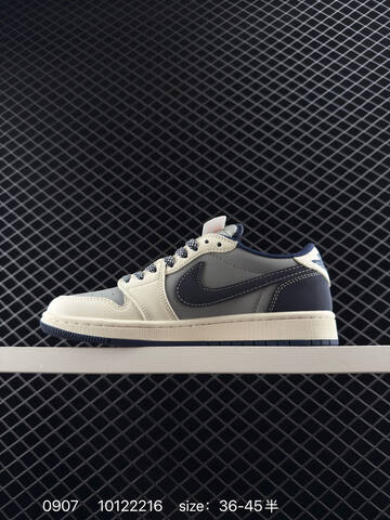 Jordan Air Jordan 1 Low Sail Grey Navy Blue EU 36-45 Sneaker - Unisex BS-80749