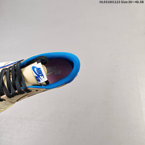 Nike Air Jordan 1 Low OG SP Sail University Blue Black Neutral Grey EU 36 48 5 Casual - Unisex BS-63220