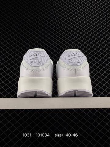 Nike Air Max 90 Triple White EU 40-46 Lifestyle - Men's (BS-74458)
