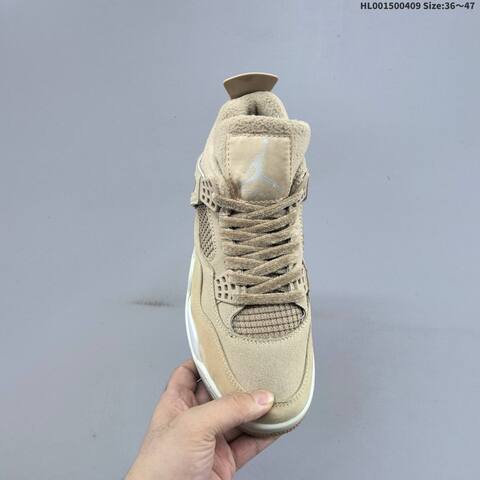 A Air Jordan 4 Retro Cozy Girl AIR JORDAN 4 Aj4 Lifestyle (BS-66274)
