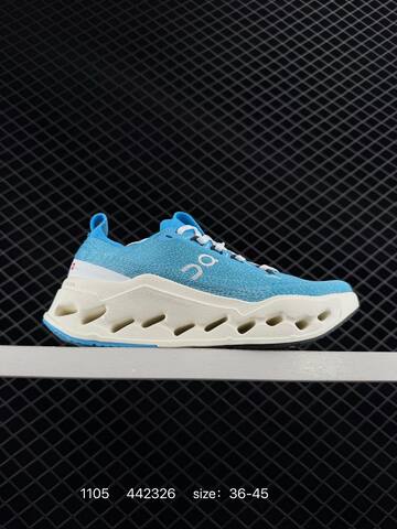On Cloudsurfer Cloudtec Phase Taupe Ivory Yellow And Blue Ivory EU 36-45 Running Shoe Running Sneakers - Unisex (BS-85472)