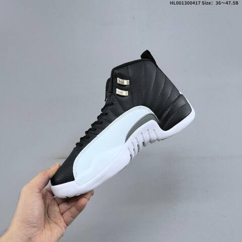 Jordan Air Jordan 12 Retro Playoffs Black White Varsity Red EU 36-47 5 Basketball - Unisex (BS-66161)