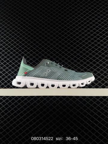 On Running Cloud 6 Coast Black Grey White Red EU 36-45 Running Shoe Running Sneakers - Unisex (BS-84943)