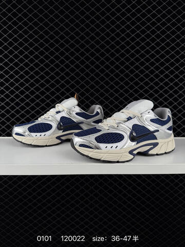 Nike V5 RNR Silver White Navy Blue 36-47 5 Running - Unisex (BS-73357)