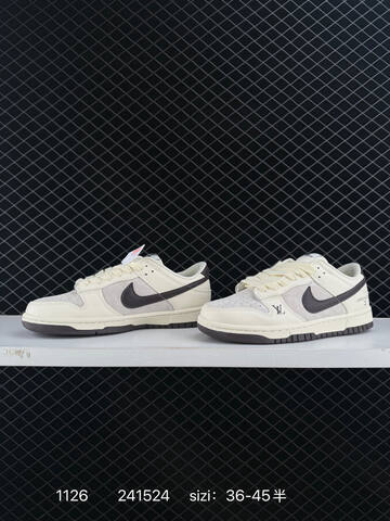 Nike SB Dunk Low Pro Cream Gray Brown EU 36-45 5 Skate - Unisex (BS-73984)