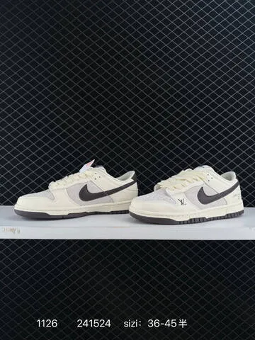 Nike SB Dunk Low Pro Cream Gray Brown EU 36-45 5 Skate - Unisex BS-73984